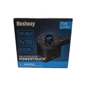 Bestway Powertouch D Cell Electric Air Pump With 3 Valve Adapters